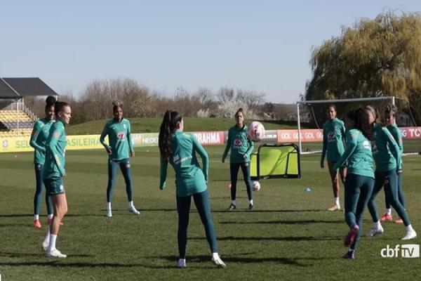 Seleção Feminina chega a Nuremberg para amistoso com a Alemanha(Imagem:CBF)