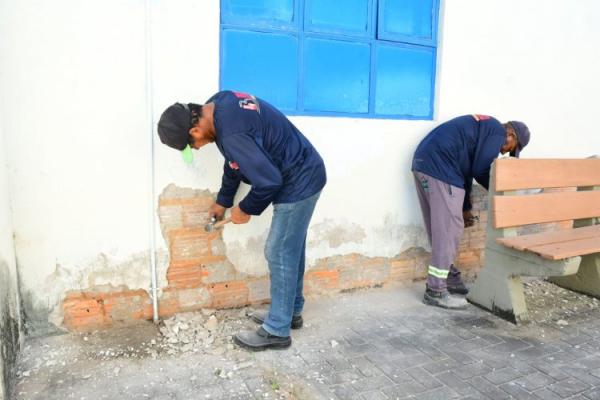 Equipe da Prefeitura realiza visita t&eacute;cnica &agrave; reforma do CAPS II(Imagem:Secom)