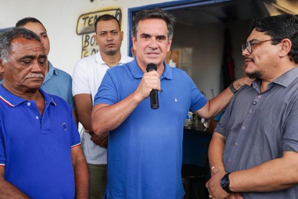 Em visita a Altos, Ciro Nogueira visita obra do Mercado Público, fruto de seu mandato(Imagem:Ascom)