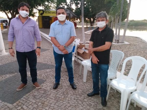 Drive-thru de vacinação contra gripe foi realizado no Cais do Porto em Floriano(Imagem:FlorianoNews)