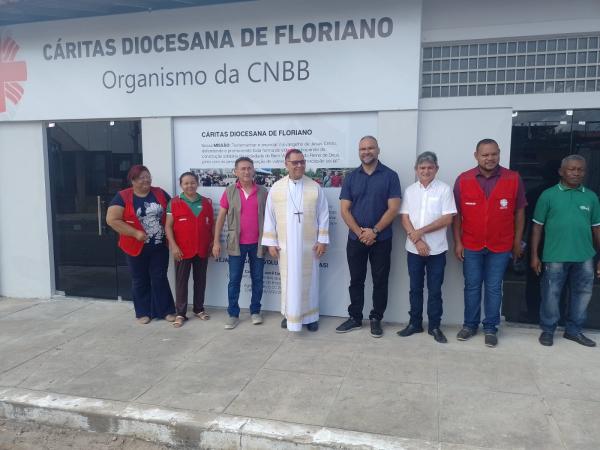 Cáritas Diocesana de Floriano inaugura nova sede(Imagem:FlorianoNews)