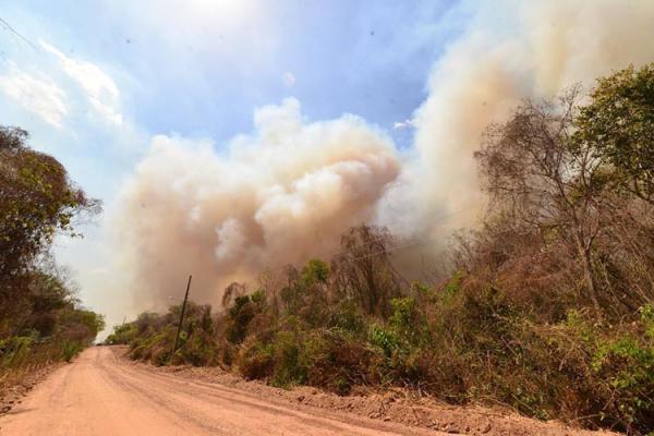 Corpo de Bombeiros prevê aumento de queimadas e faz apelo à população.(Imagem:Arquivo/Cidadeverde.com)