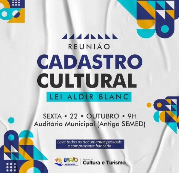 Barão de Grajaú realiza nesta sexta (22) cadastro cultural 