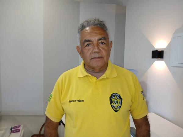 Jos&eacute; Ribamar Amarante, superintendente de Tr&acirc;nsito de Floriano.(Imagem:FlorianoNews)