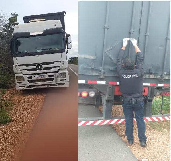 A carga vinha do estado de São Paulo e tinha destino o Norte do Piauí.(Imagem:Reprodução)