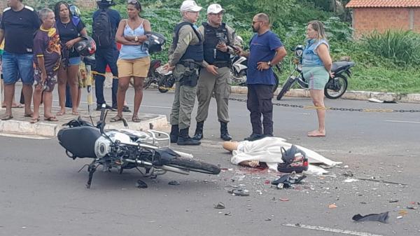 Acidente de tr&acirc;nsito deixa jovem de 22 anos morto em Floriano.(Imagem:FlorianoNews)