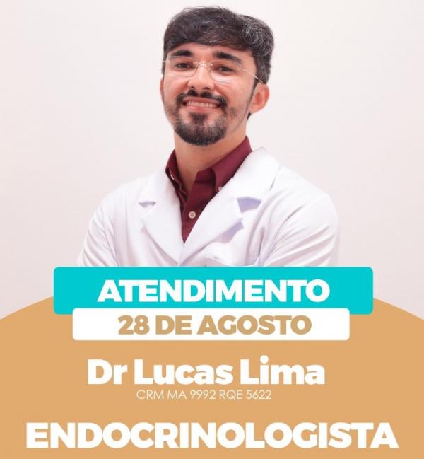 Dr. Lucas Lima - Endocrinologista(Imagem:Divulgação)