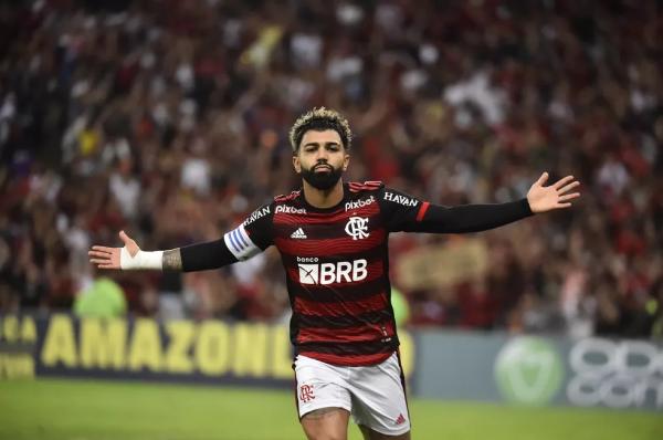  Gol, Gabigol, Flamengo x América-MG, Maracanã.(Imagem:André Durão/ge)