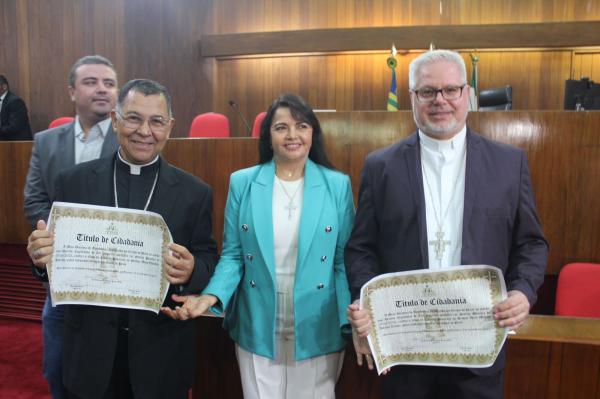 Dom Edivalter é homenageado com título de cidadania piauiense(Imagem:Reprodução)