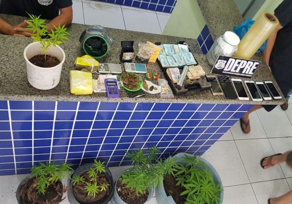 Material apreendido na manhã desta sexta-feira (11) em Barra Grande.(Imagem:Divulgação /Polícia Civil)