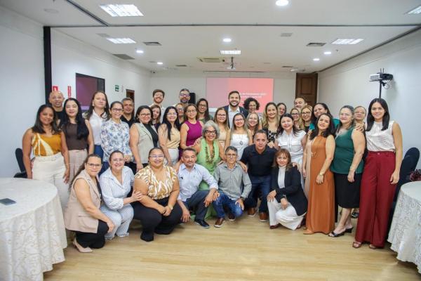 A secretaria realizou capacitação de 30 gestores escolares selecionados como mentores, representantes das 21 Gerências Regionais de Educação (GREs).(Imagem:Letícia Santos)