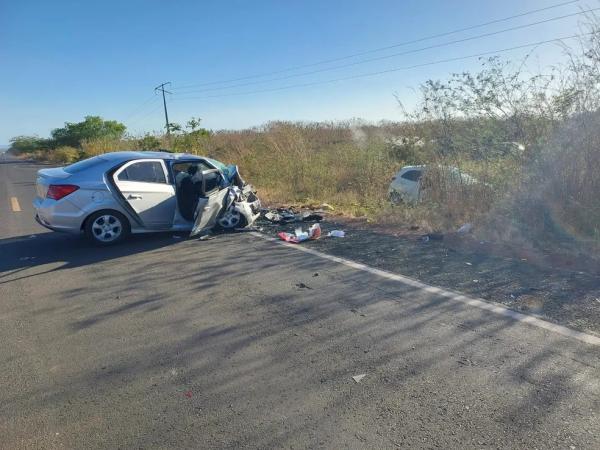Acidente na BR 316 deixa dois mortos no Piauí.(Imagem:PRF - PI)