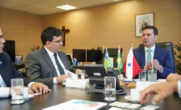 Governador Rafael Fonteles esteve reunido com o ministro das Cidades, Jader Filho.(Imagem:Divulgação)