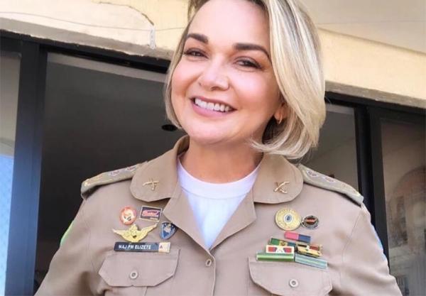 Tenente-coronel Elizete de Lima(Imagem:Reprodução/Instagram)