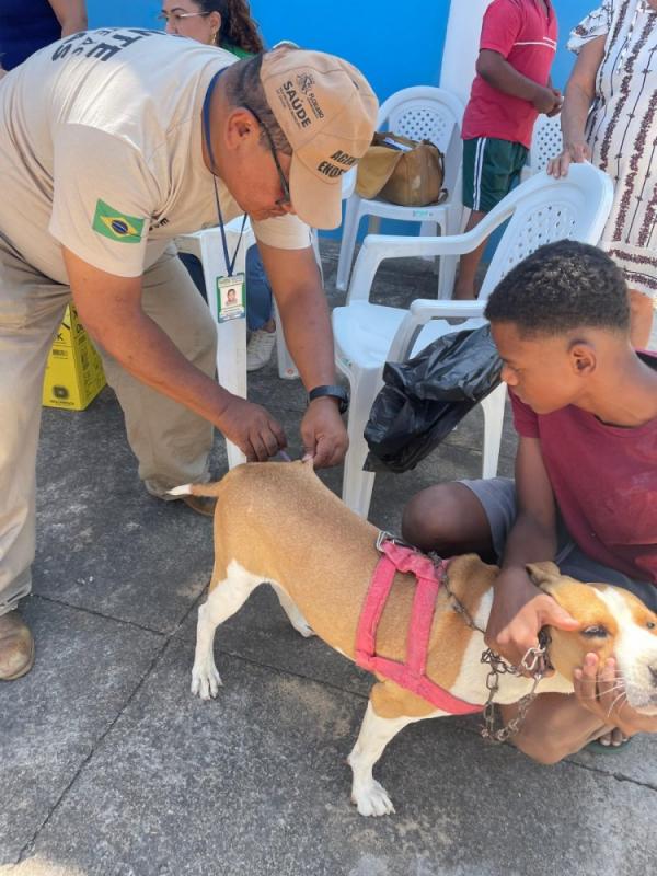Programa Meu Amigo Pet leva cuidados aos animais e incentiva sustentabilidade no Cajueiro II.(Imagem:Secom)