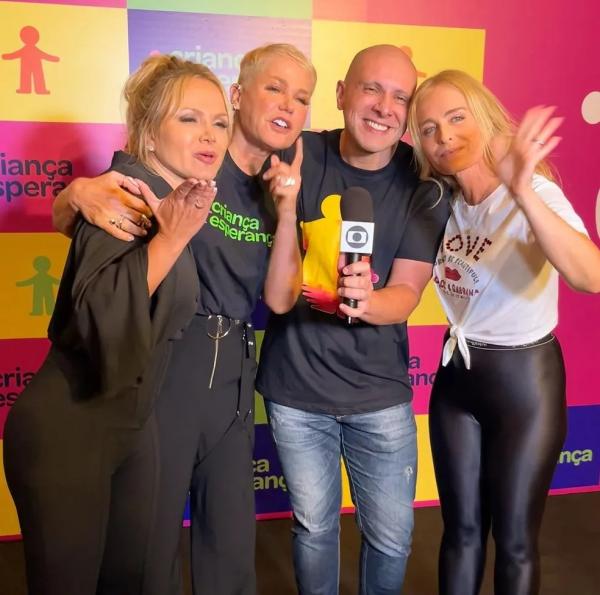 Eliana, Xuxa, Ivo Madoglio e Angélica.(Imagem:Reprodução/Instagram)