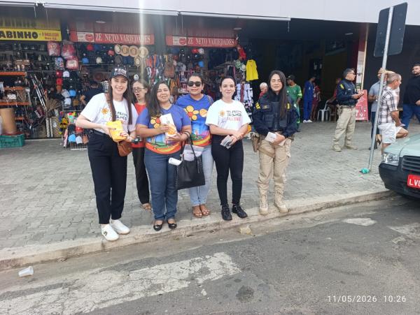 Blitz educativa refor&ccedil;a combate ao abuso sexual de crian&ccedil;as e adolescentes em Floriano.(Imagem:FlorianoNews)