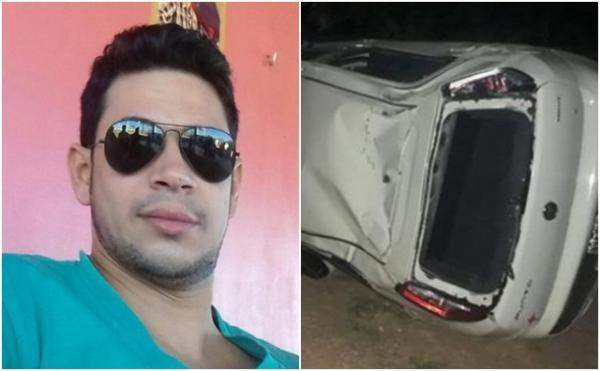 Homem morre após capotar carro na PI-455.(Imagem:Cidades na Net)