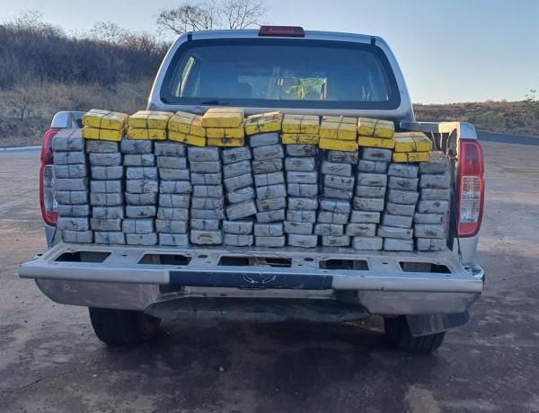 Polícia Militar apreende 112 quilos de pasta base para cocaína no Piauí(Imagem:Divulgação/PM)