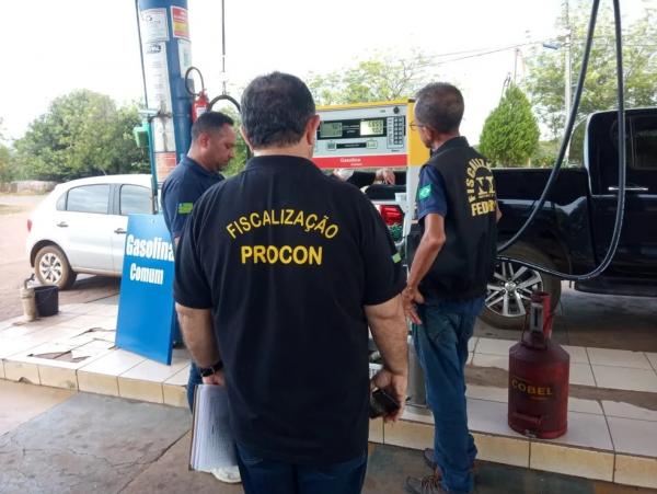Operação Petróleo Real no Piauí conta com apoio do Procon.(Imagem:Divulgação/Imepi)