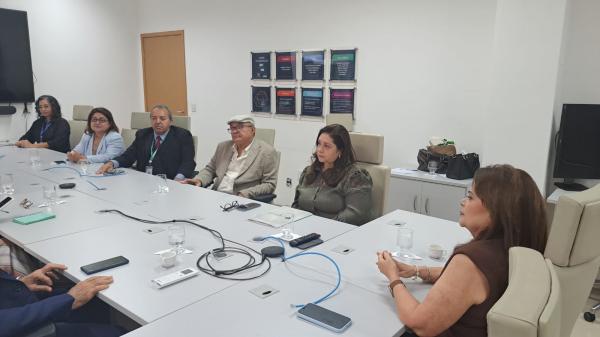 CRM-PI participa de reuni&atilde;o no TJ-PI visando maior resolutividade para as irregularidades constatadas nas fiscaliza&ccedil;&otilde;es(Imagem:Ascom)