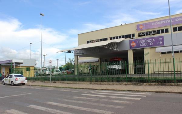 Hospital de Urgência de Teresina (HUT).(Imagem:José Marcelo/ G1 PI)