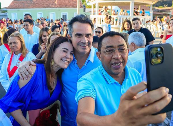 Em agenda pelo Sul do Piauí, Ciro destina recursos para construção de nova obra.(Imagem:Ascom)