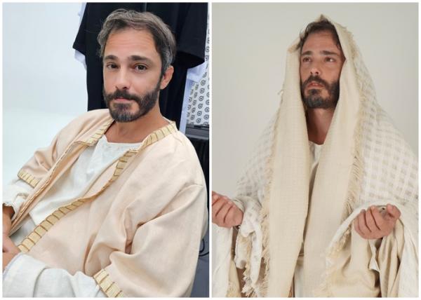 Thiago Rodrigues se prepara para viver Jesus na Paixão de Cristo de Floriano(Imagem:Divulgação)