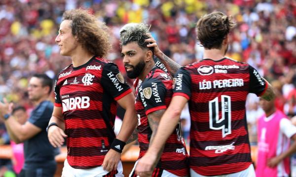 Camisa 9 brilha na vitória por 1 a 0 sobre Athletico-PR no Equador.(Imagem:REUTERS/Luisa Gonzalez/Direitos Reservados)