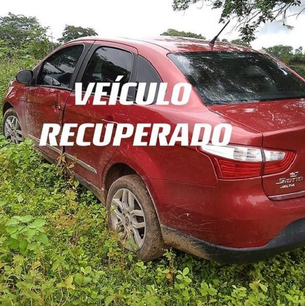 Veículo roubado em Barão de Grajaú é recuperado pela Polícia Militar em bairro de Floriano.(Imagem:Divulgação/Instagram)