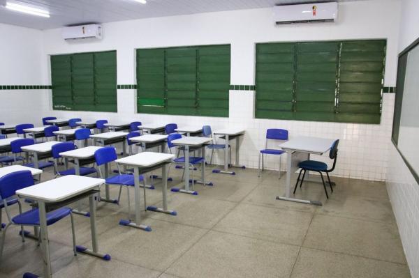 Para a continuidade das aulas da instituição foi disponibilizado parte das salas e outros espaços das Unidades Escolares Cícero Coelho e Manoel Leal.(Imagem:Divulgação)