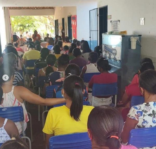 PROERD e Conselho Tutelar realizam palestra em escola da zona rural de Floriano.(Imagem:Reprodução/Instagram)