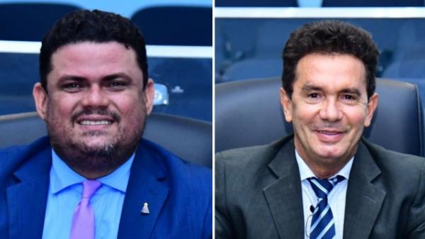 Vereadores João Neto Gomes e Miguel Vieira(Imagem:CMF)