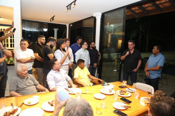 Ciro assiste jogo da Seleção Brasileira ao lado de aliados, deputados e lideranças do Progressistas(Imagem:Ascom)