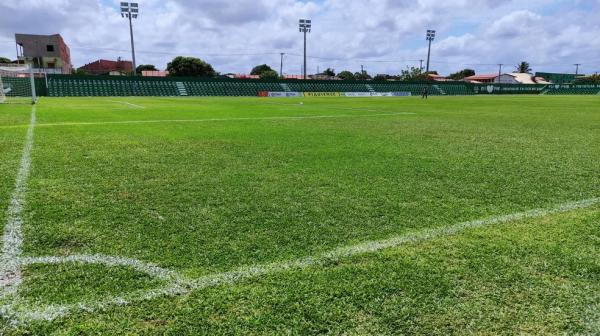 Estádio Pedro Alelaf, em Parnaíba.(Imagem:Felipe Cruz/Rede Clube)