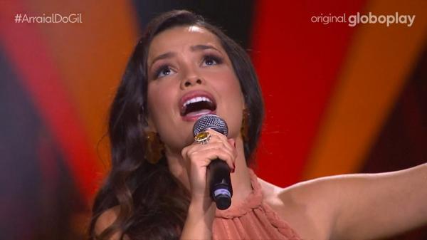 Juliette cantou em live com Gilberto Gil(Imagem:Reprodução)