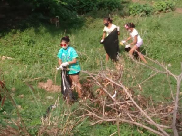 Limpeza do local(Imagem:FlorianoNews)