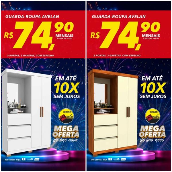 Ano Novo, casa nova: Mega oferta no Armazém Paraíba é a oportunidade que você esperava!(Imagem:Divulgação)