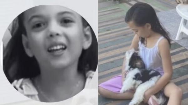 Nanda Britto, de 6 anos, morreu em um hospital de Teresina após ter se afogado em uma piscina em Parnaíba.(Imagem:Reprodução)
