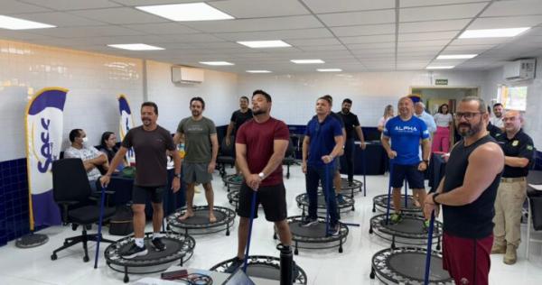 Sesc Avenida realiza ação integrada de saúde para colaboradores da Polícia Rodoviária Federal.(Imagem:Divulgação)