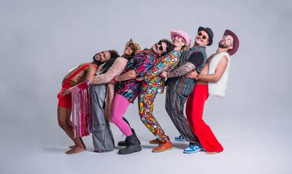 Divulga&ccedil;&atilde;o dos m&uacute;sicos do bloco de carnaval Forro da Taylor.(Imagem:Forro da Taylor/Divulga&ccedil;&atilde;o)