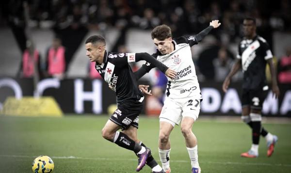 Vasco e Corinthians(Imagem:Matheus Lima/Vasco/Direitos Reservados)