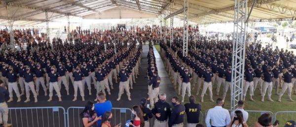 Formatura da PRF ocorre nesta sexta-feira em Florianópolis.(Imagem:Ricardo Von Dorff/ NSC TV)