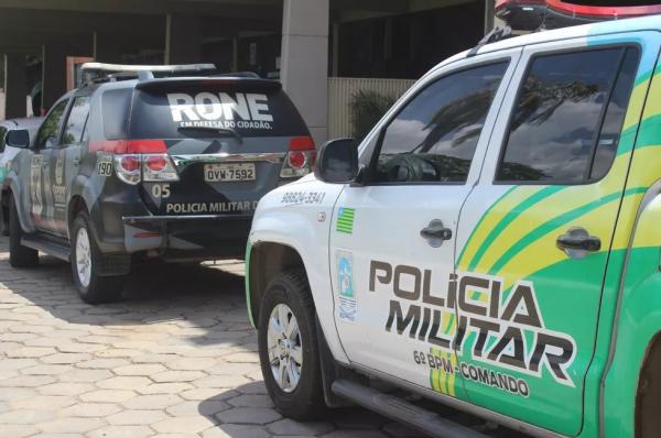 Viatura da Polícia Militar do Piauí.(Imagem:Andrê Nascimento/ G1 PI)