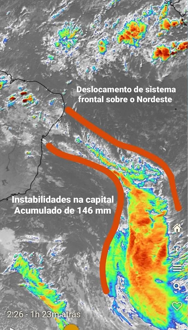 Chuva de domingo (14) foi a maior registrada em maio no Piauí desde 2009, diz climatologista.(Imagem:Divulgação )