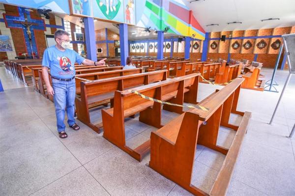 Governo autoriza missas e cultos aos domingos; veja o que abre no Piauí.(Imagem:Roberta Aline)