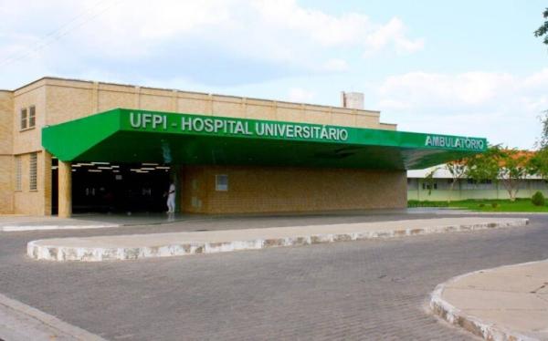 Fachada do Hospital Universitário, na zona Leste de Teresina.(Imagem:Divulgação/Ascom)