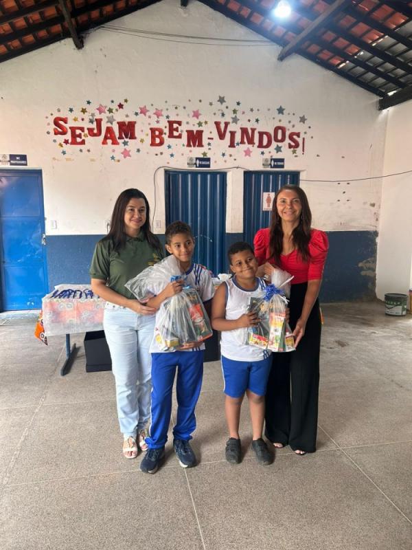 Prefeitura de Floriano visita escolas destaque no projeto OleoColetar 2025(Imagem:Secom)