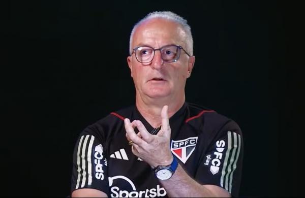 Dorival Júnior, técnico do São Paulo, no Abre Aspas.(Imagem:ge ge)
