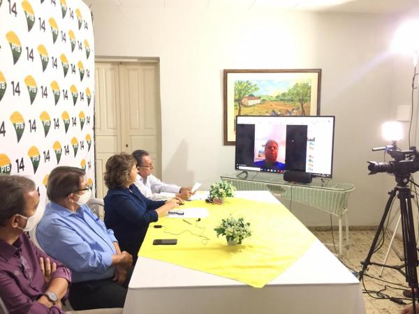 PTB do município de Floriano realizou a 1°Convenção Virtual do Brasil.(Imagem:Divulgação)
